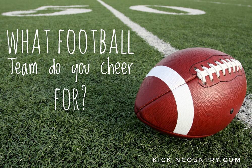 What football team do you cheer for?
(High School, College or Professional team)
#Football
#kickincountry